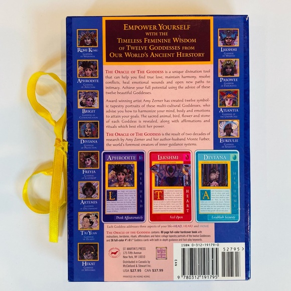 The Oracle of the Goddess book and card deck set. - Picture 3 of 4